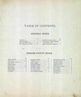 Index Page, Mercer County 1892